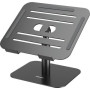 Soportes y bases para portátiles/tablets SOPORTE PORTATIL FELLOWES ALUMIA con PEANA (96% MATERIAL RECICLADO) NEGRO