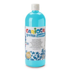 Témperas líquidas TEMPERA CARIOCA LIQUIDA 1000 ml (botella) AZUL CLARO