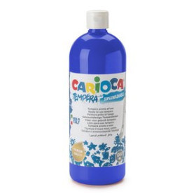 Témperas líquidas TEMPERA CARIOCA LIQUIDA 1000 ml (botella) AZUL OSCURO