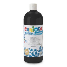 Témperas líquidas TEMPERA CARIOCA LIQUIDA 1000 ml (botella) NEGRO