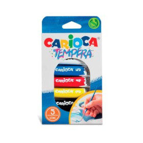 Témperas clásicas TEMPERA CARIOCA 12 ml (tubo) ESTUCHE de 5