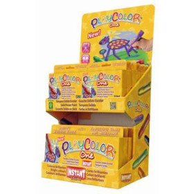 Témperas sólidas TEMPERA SOLIDA PLAYCOLOR BASIC ONE 10Gr. SURTIDO EXPOSITOR DE 18