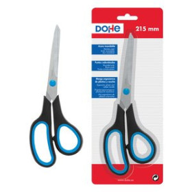 Tijeras TIJERAS DOHE ERGONOMICA 210 mm. ASIMETRICA NEGRO Y ROJO