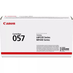 Originales laser TONER CANON CRG057 I-SENSYS LBP223 LBP226 MF443 MF445 NEGRO (3009C002) (3.100 PÁG.)