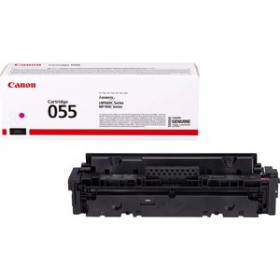 Originales laser TONER CANON 055M MAGENTA LBP-660/MF740 (3014C002) (2.100 PÁG.)