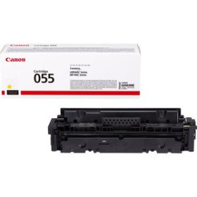 Originales laser TONER CANON 055Y AMARILLO LBP-660/MF740 (3013C002) (2.300 PÁG.)