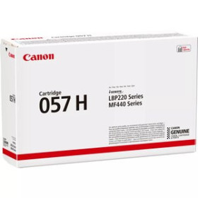 Originales laser TONER CANON 057H I-SENSYS LBP223DW/MF443DW/MF445DW NEGRO (10.000 PAG.)