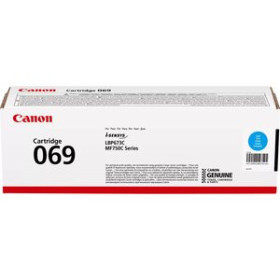 Originales laser TONER CANON 069C i-SENSYS LBP673 MF752 CIAN (5093C002) (1.900 PAG)