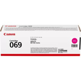 Originales laser TONER CANON 069M i-SENSYS LBP673 MF752 MAGENTA (5092C002) (1.900 PAG)