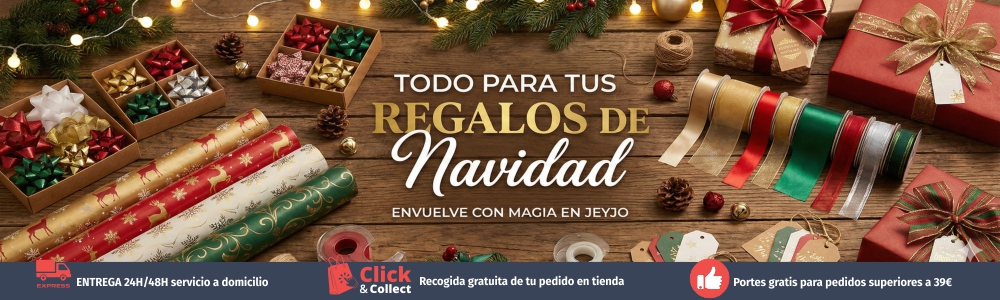 Envuelve tus regalos éstas navidades